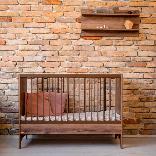 Faktum kiságy Nest Walnut átalakítható 60x120cm