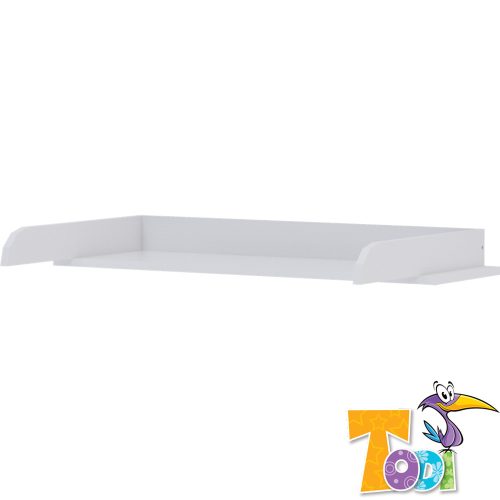 Todi White Bunny babaszoba szett - átalakítható 70x140cm kiságy és 3 fiókos komód pelenkázó feltéttel