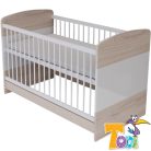 Todi Magic babaszoba szett - átalakítható 70x140cm kiságy és 3 fiókos komód pelenkázó feltéttel