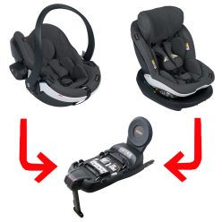   BeSafe iZi Modular System I-Size 61-105 cm 3 részes iZi Modular Base iZi Go Modular X2 iZi Modular A X1 Anthracite Mesh