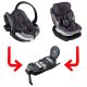 BeSafe iZi Modular System I-Size 61-105 cm 3 részes iZi Modular Base iZi Go Modular X2 iZi Modular A X1 Metallic Melange