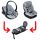 BeSafe iZi Modular System I-Size 61-105 cm 3 részes iZi Modular Base iZi Go Modular X2 iZi Modular A X1 Peak Mesh