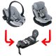 BeSafe iZi Modular System I-Size 61-105 cm 3 részes iZi Modular Base iZi Go Modular X2 iZi Modular A X1 Peak Mesh