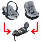 BeSafe iZi Modular System I-Size 61-105 cm 3 részes iZi Modular Base iZi Go Modular X1 iZi Modular A X1 Peak Mesh