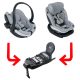 BeSafe iZi Modular System I-Size 61-105 cm 3 részes iZi Modular Base iZi Go Modular X1 iZi Modular A X1 Peak Mesh