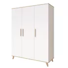 Faktum szekrény Flip White and Oak 3 osztású