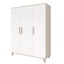 Faktum szekrény Flip White and Oak 3 osztású
