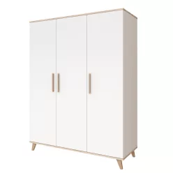 Faktum szekrény Flip White and Oak 3 osztású