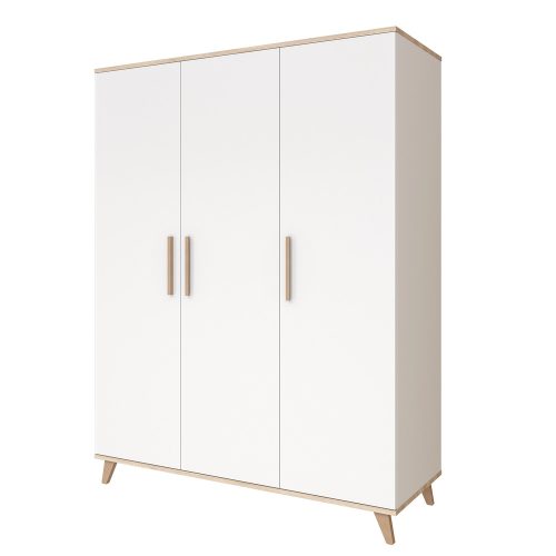 Faktum szekrény Flip White and Oak 3 osztású