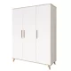 Faktum szekrény Flip White and Oak 3 osztású