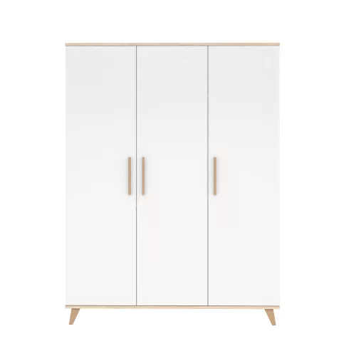 Faktum szekrény Flip White and Oak 3 osztású