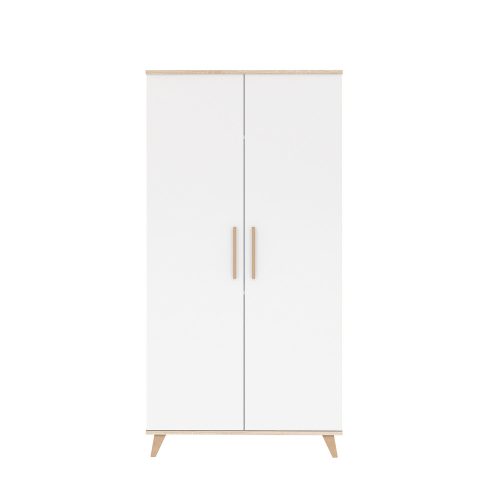 Faktum szekrény Flip White and Oak 2 osztású
