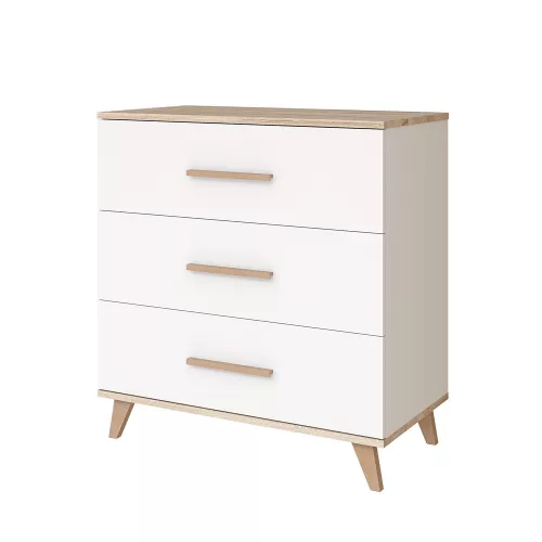 Faktum komód Flip White and Oak