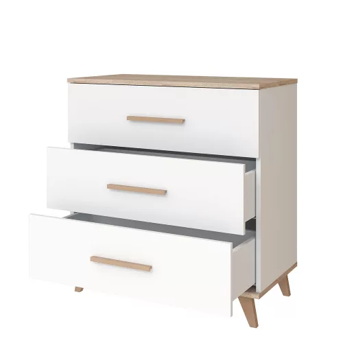 Faktum komód Flip White and Oak