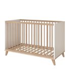 Faktum kiságy Flip White and Oak 60x120cm