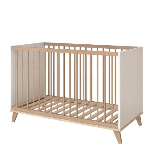 Faktum kiságy Flip White and Oak 60x120cm