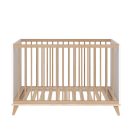 Faktum kiságy Flip White and Oak 60x120cm