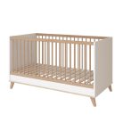 Faktum kiságy Flip White and Oak 70x140cm