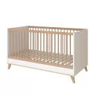 Faktum kiságy Flip White and Oak 70x140cm