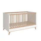 Faktum kiságy Flip White and Oak 70x140cm