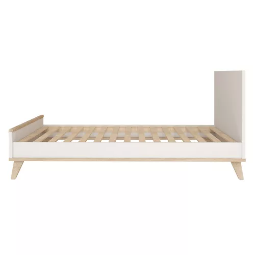 Faktum kiságy Flip White and Oak 70x140cm