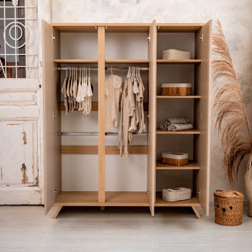 Faktum szekrény Sienna Cappuccino 3 osztású