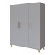 Faktum szekrény Flip Grey 3 osztású