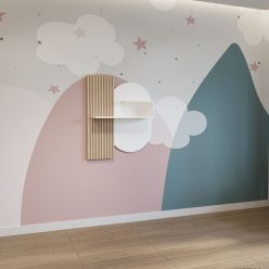 Todi falipolc Misty fehér