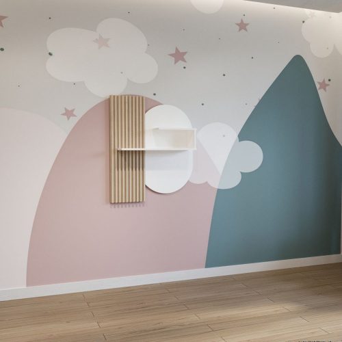 Todi falipolc Misty fehér