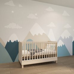 Todi kiságy Misty kasmír átalakítható 70x140cm