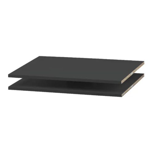 Faktum polc csomag Colette Antracit 2 osztású szekrényhez 2db