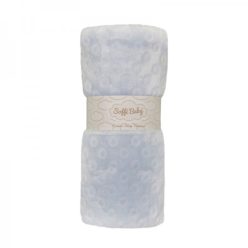 Soffi Baby takaró plüss dupla kék 75x100cm