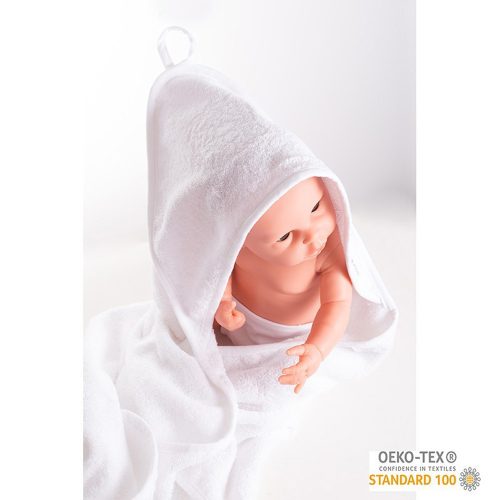 Stella fürdőlepedő hímzett 80x80cm fehér oroszlán