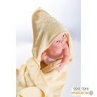 Stella fürdőlepedő hímzett 80x80 sárga bari