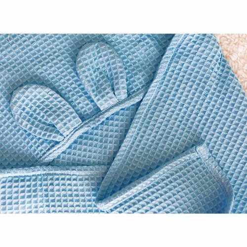 Vaganza fürdőlepedő Waffle 70X70cm kék