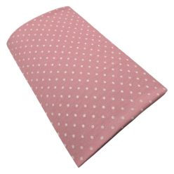 Stella lepedő strech pamut 60x120/70x140cm púder pöttyös