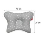 Scamp laposfejűség elleni párna Lettle Heart White Grey BLP012