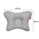 Scamp laposfejűség elleni párna Lettle Heart White Grey BLP012
