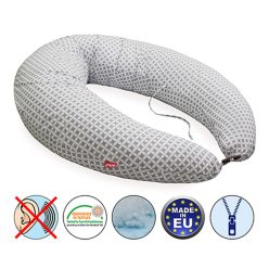   Scamp szoptatós párna formázott gombosvégű Pick Grey SZPG001