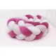 Scamp rácsvédő fonott 180cm Fehér-Rózsaszín-Pink RFT010 180CM