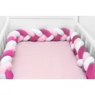 Scamp rácsvédő fonott 180cm Fehér-Rózsaszín-Pink RFT010 180CM