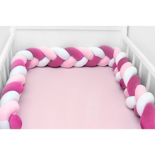 Scamp rácsvédő fonott 180cm Fehér-Rózsaszín-Pink RFT010 180CM