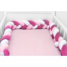 Scamp rácsvédő fonott 210cm Fehér-Rózsaszín-Pink RFT010 210CM