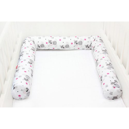 Scamp rácsvédő hengerpárna 180cm White Grey Bears BRVE010 180CM