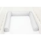 Scamp rácsvédő hengerpárna 180cm Little Heart White Grey BRVE011 180CM