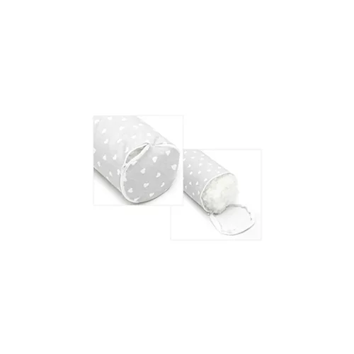 Scamp rácsvédő hengerpárna 180cm Little Heart White Grey BRVE011 180CM
