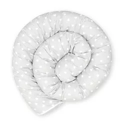   Scamp rácsvédő hengerpárna 210cm Little Heart White Grey BRVE011 210CM