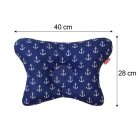 Scamp laposfejűség elleni párna Ancora Blue White BLP021