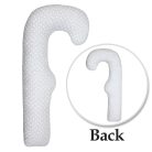 Scamp ölelő párna F-alakú 75x135cm Little Heart White Grey FELP001_75