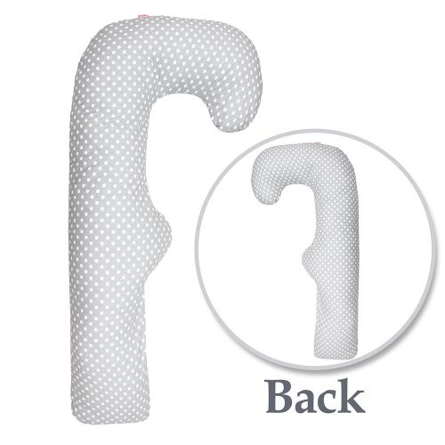 Scamp ölelő párna F-alakú 75x135cm Grey Dots FELP002_75